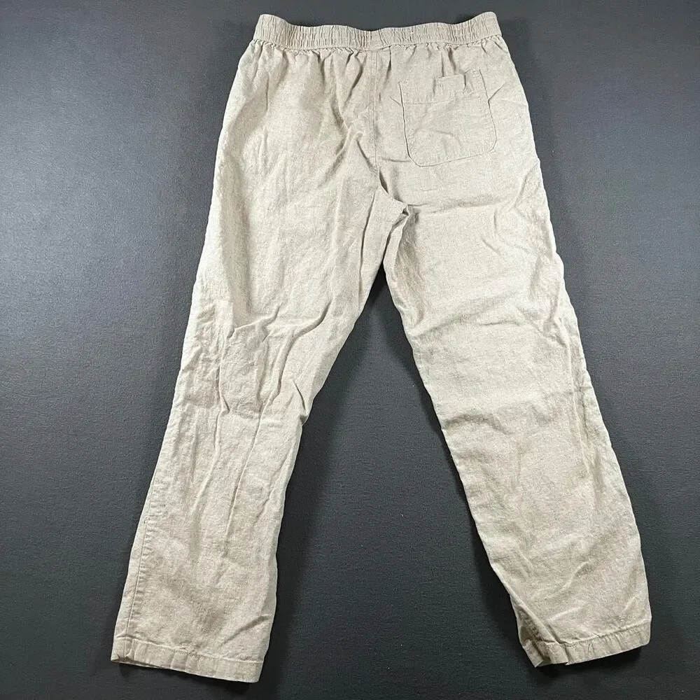Goodfellow-co Men's Tan and Cream Trousers